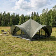 Tipi šator s krovom Vojska zelena Za 18 osoba Poliester i čelik