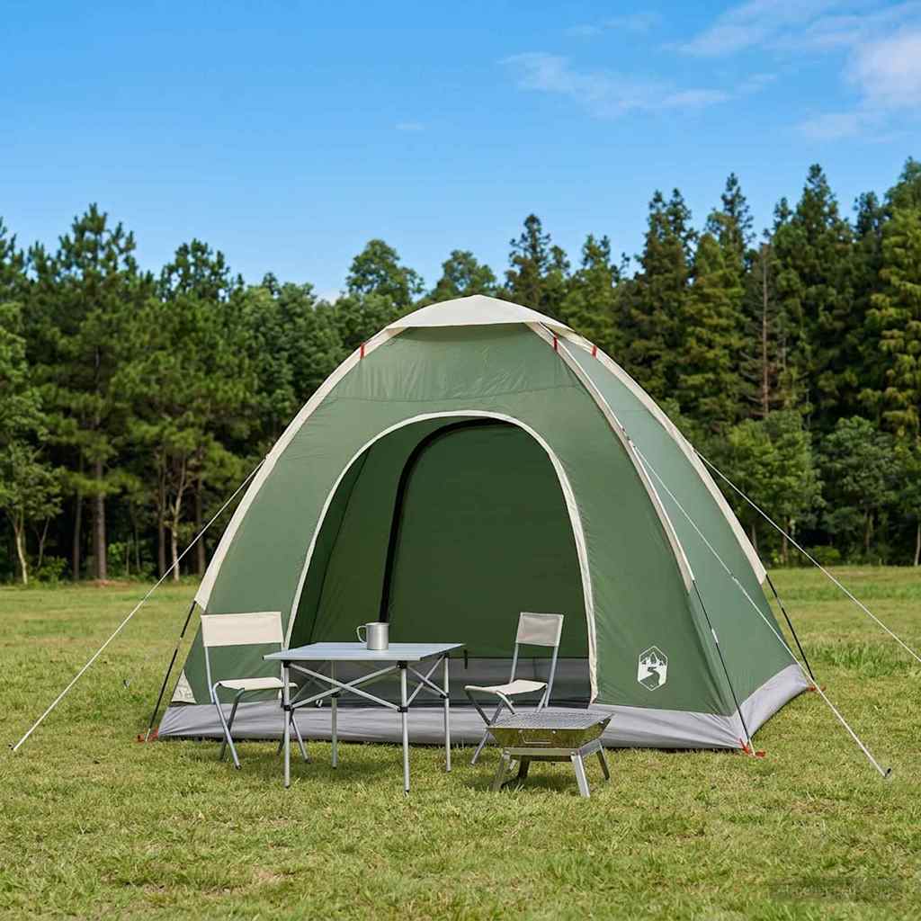 Kamping šator s krovom Zelena 190 x 140 x 105 cm