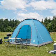 Kamping šator s krovom Plava 190 x 140 x 105 cm