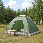 Kamping šator s krovom Zelena 275 x 215 x 125 cm