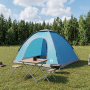 Kamping šator s krovom Plava 275 x 215 x 125 cm