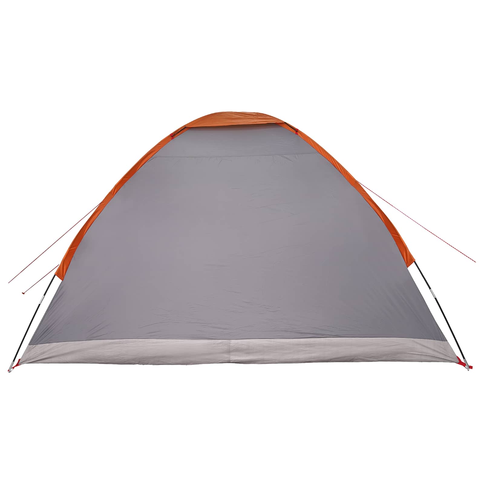 Kamping šator s krovom Siva i narančasta 275 x 215 x 125 cm