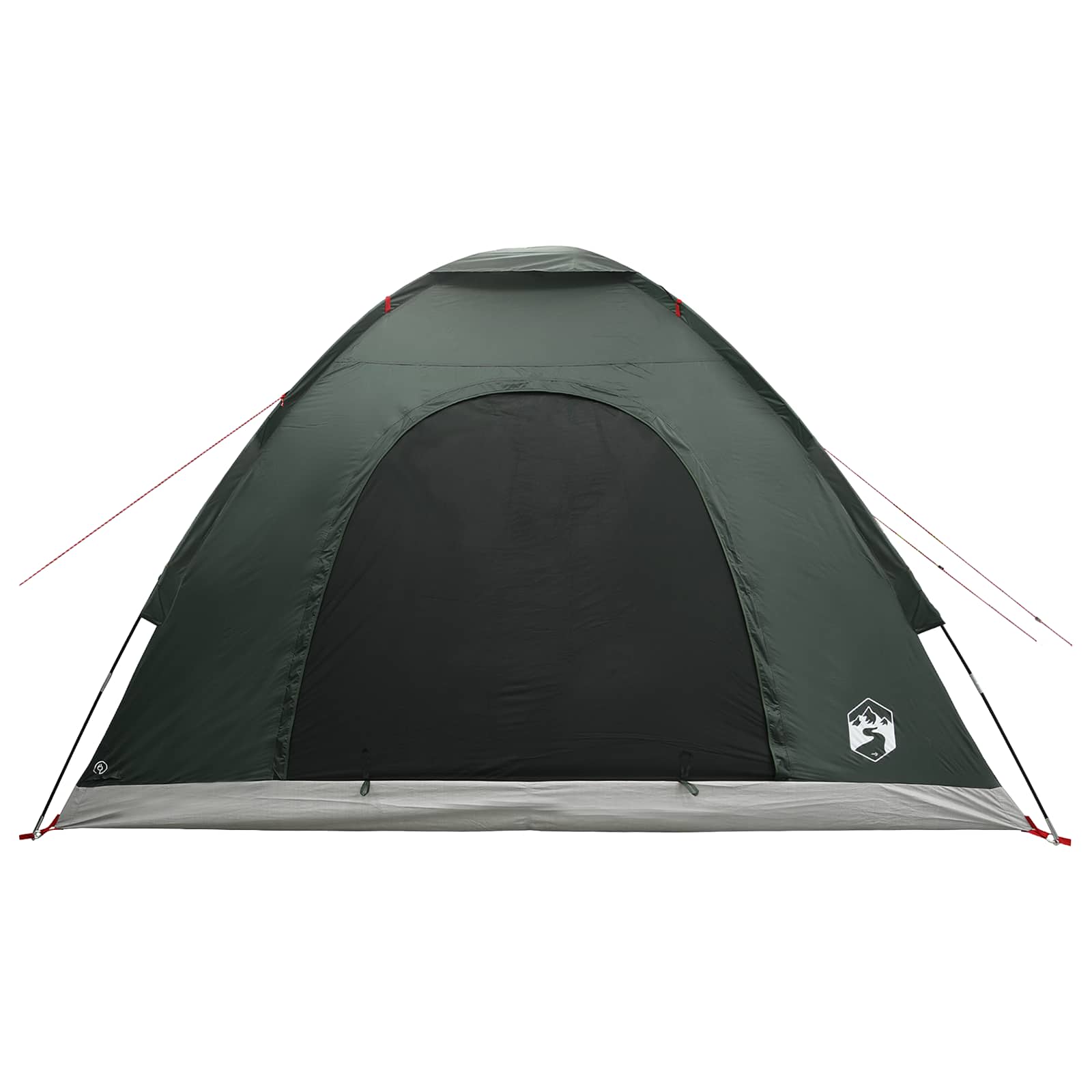 Kamping šator s krovom Maslinasto zelena 275 x 215 x 125 cm