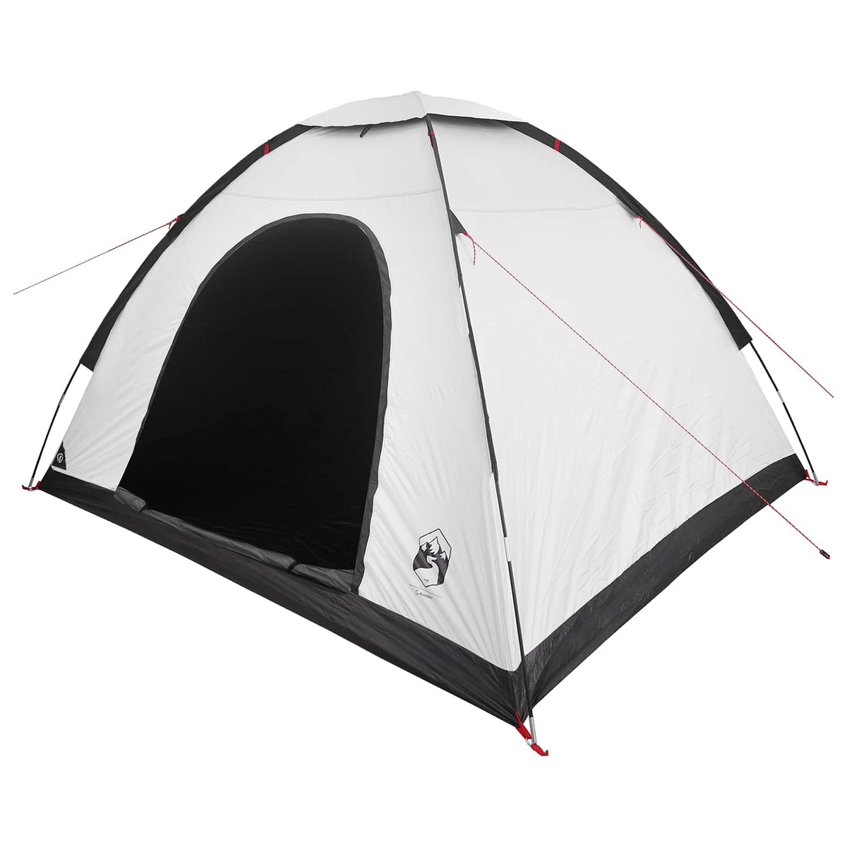 Kamping šator s krovom Bijeli Blackout 275 x 215 x 125 cm