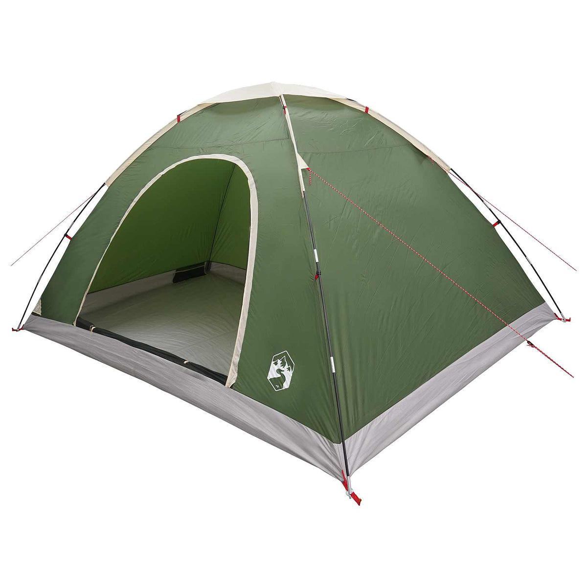 Kamping šator s krovom Zelena 335 x 275 x 180 cm