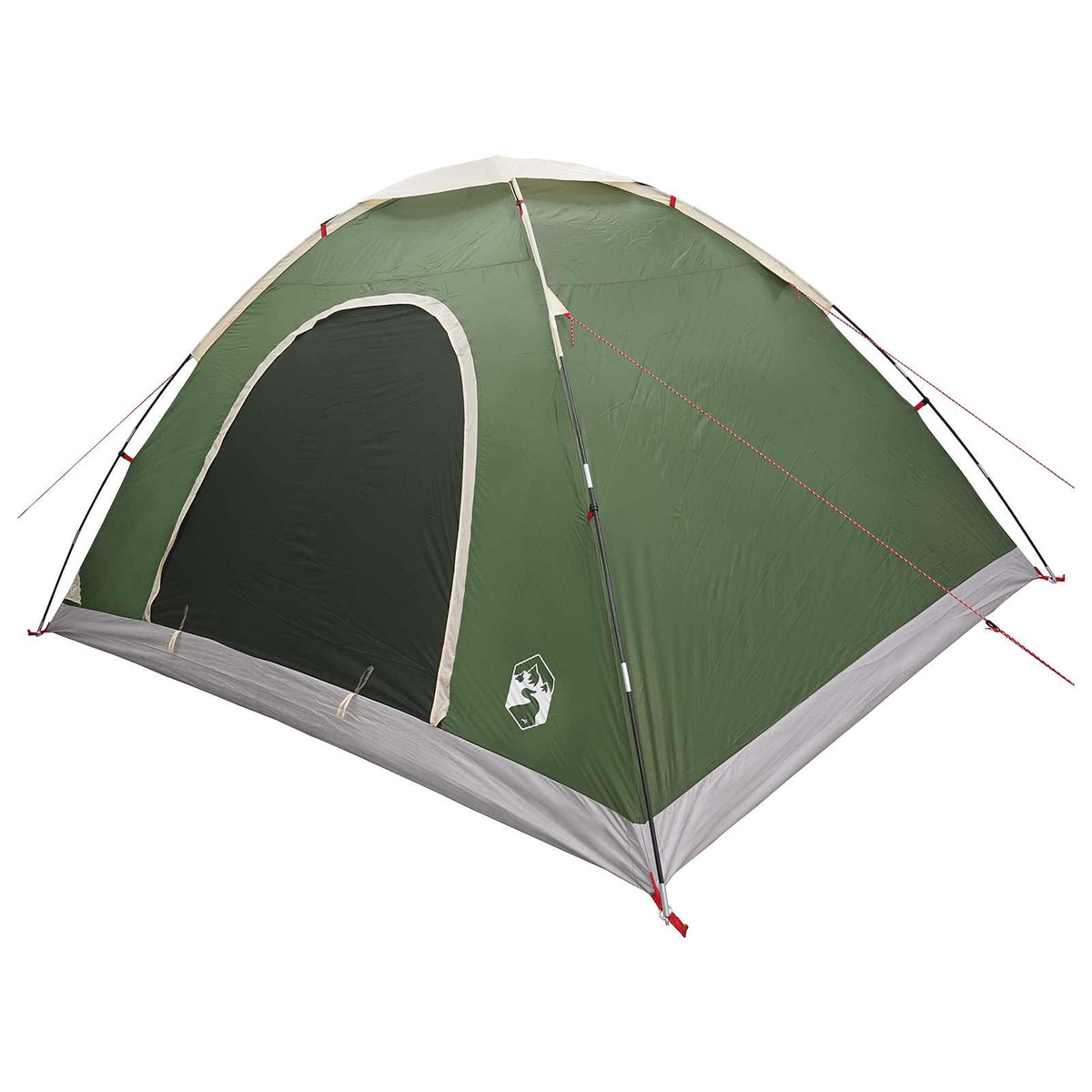 Kamping šator s krovom Zelena 335 x 275 x 180 cm