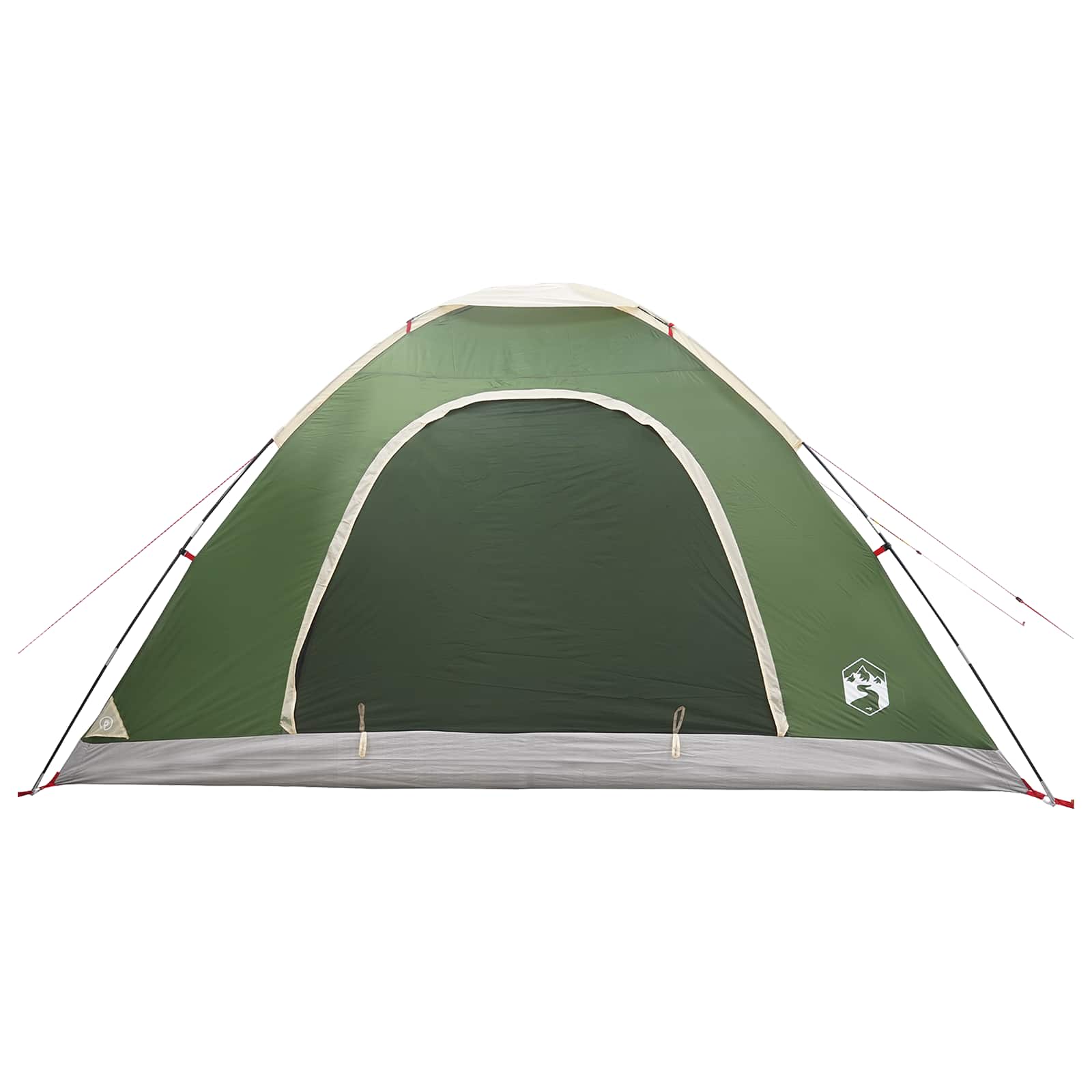 Kamping šator s krovom Zelena 335 x 275 x 180 cm