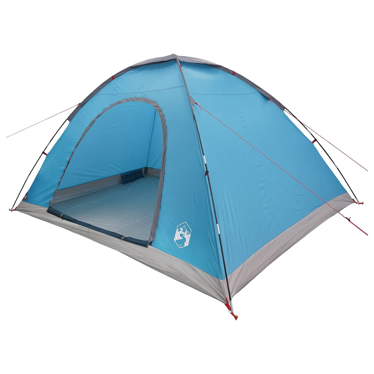 Kamping šator s krovom Plava 335 x 275 x 180 cm