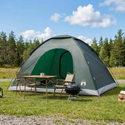 Kamping šator s krovom Maslinasto zelena 335 x 275 x 180 cm