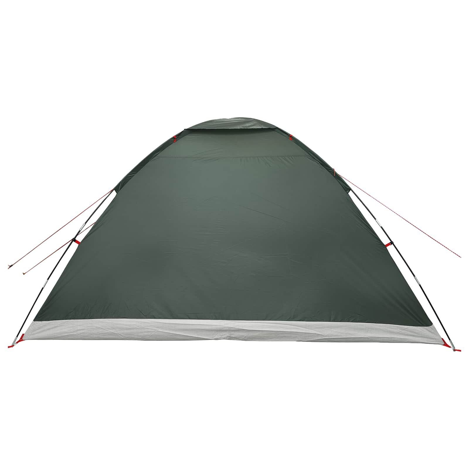 Kamping šator s krovom Maslinasto zelena 335 x 275 x 180 cm