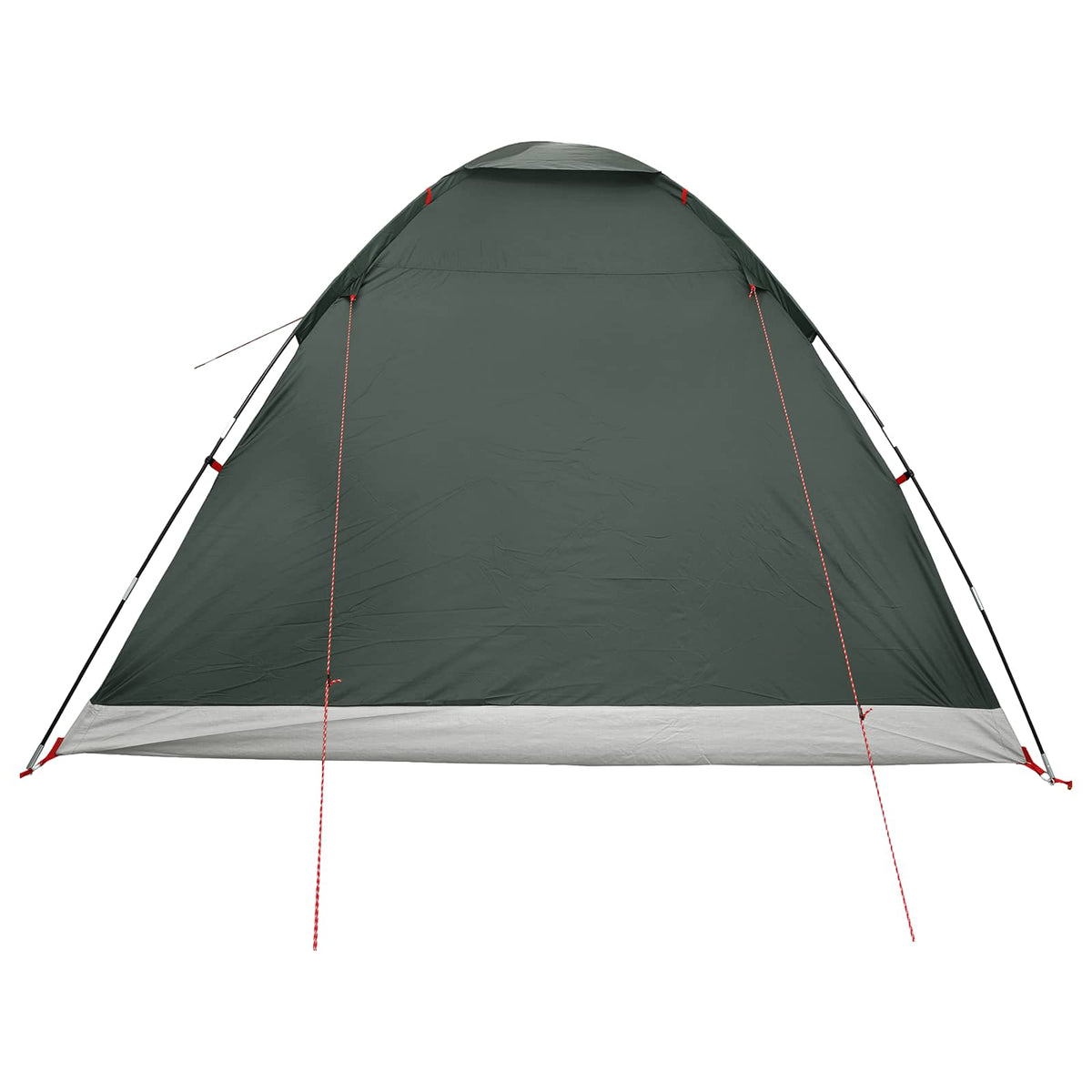 Kamping šator s krovom Maslinasto zelena 335 x 275 x 180 cm