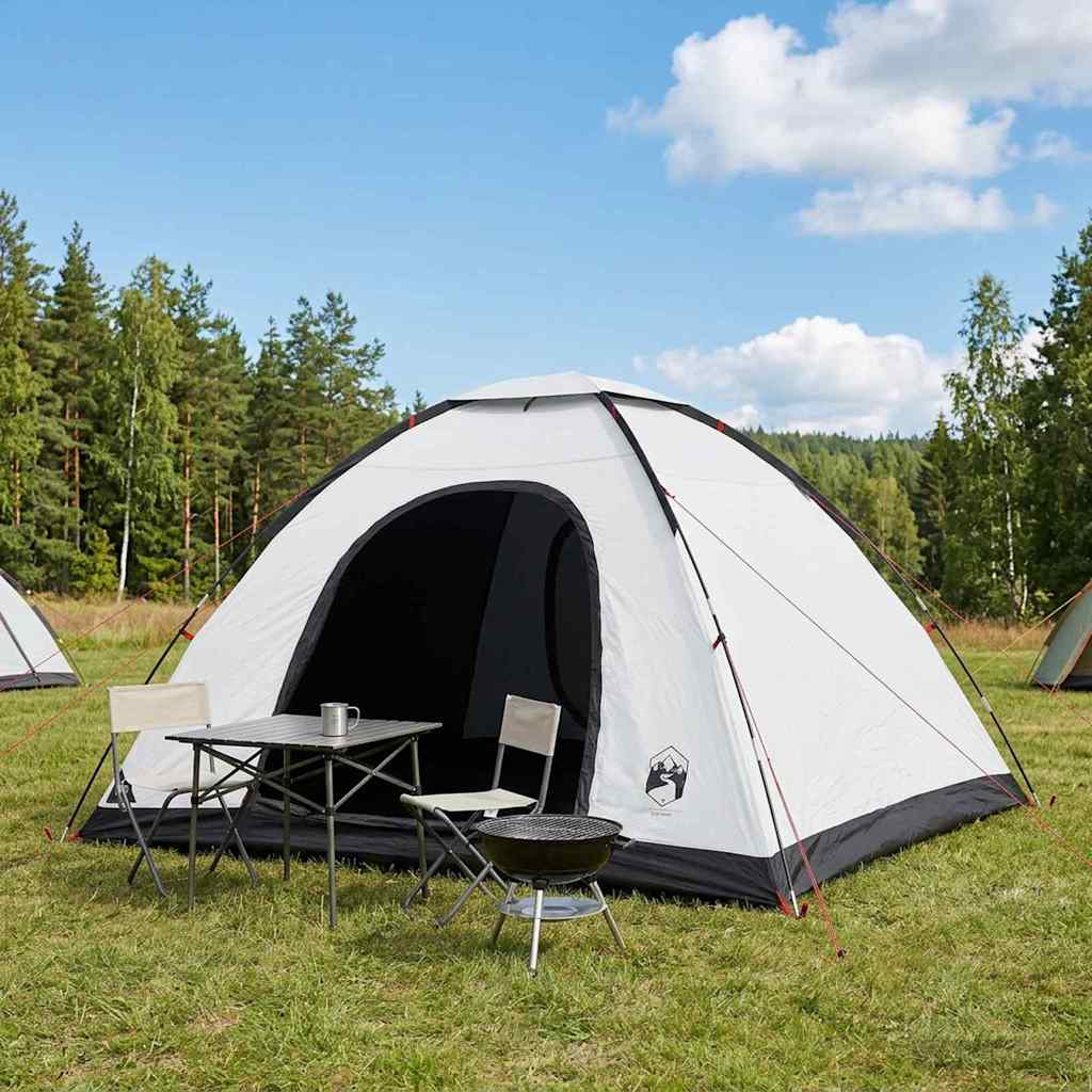 Kamping šator s krovom Bijeli Blackout 335 x 275 x 180 cm