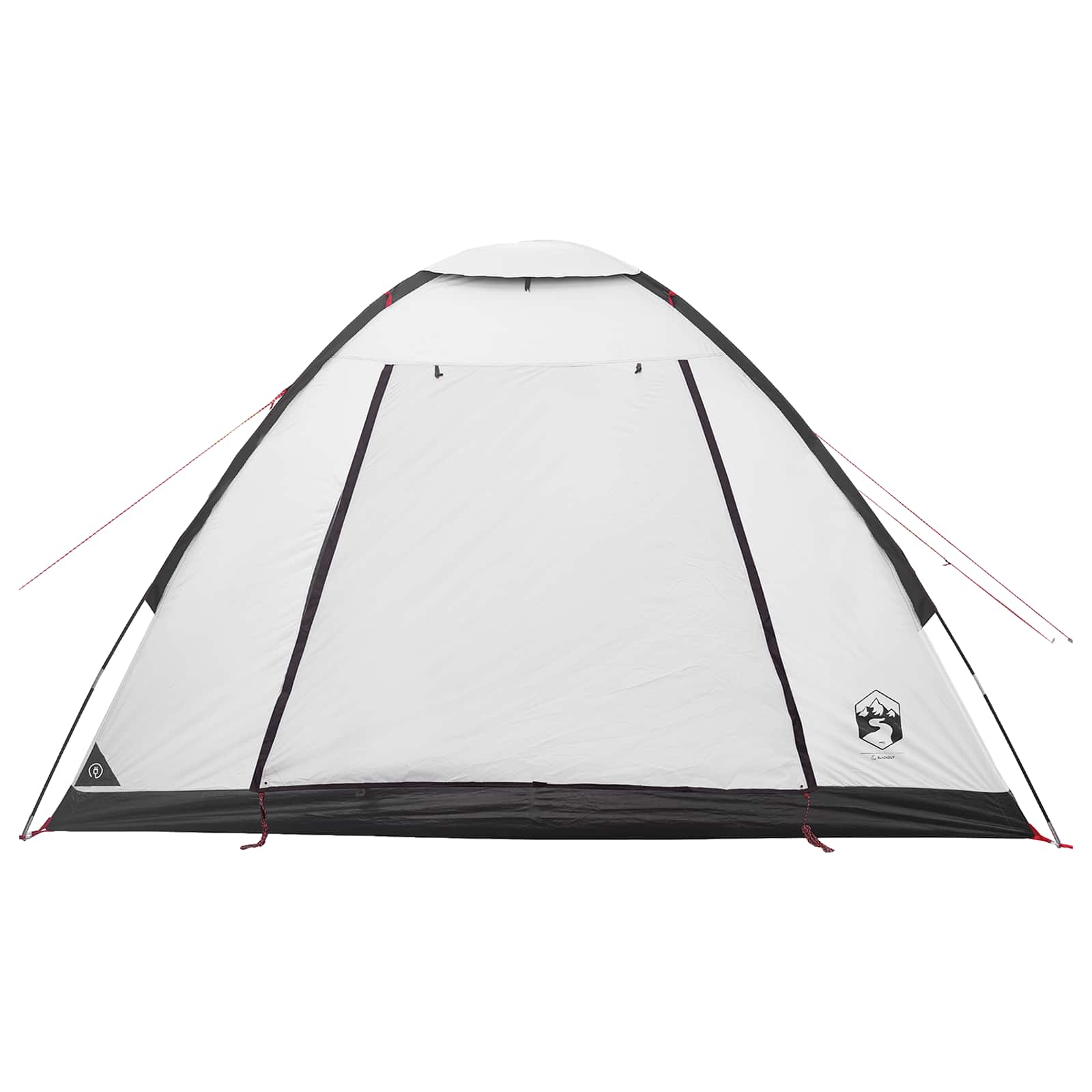 Kamping šator s krovom Bijeli Blackout 275 x 215 x 125 cm