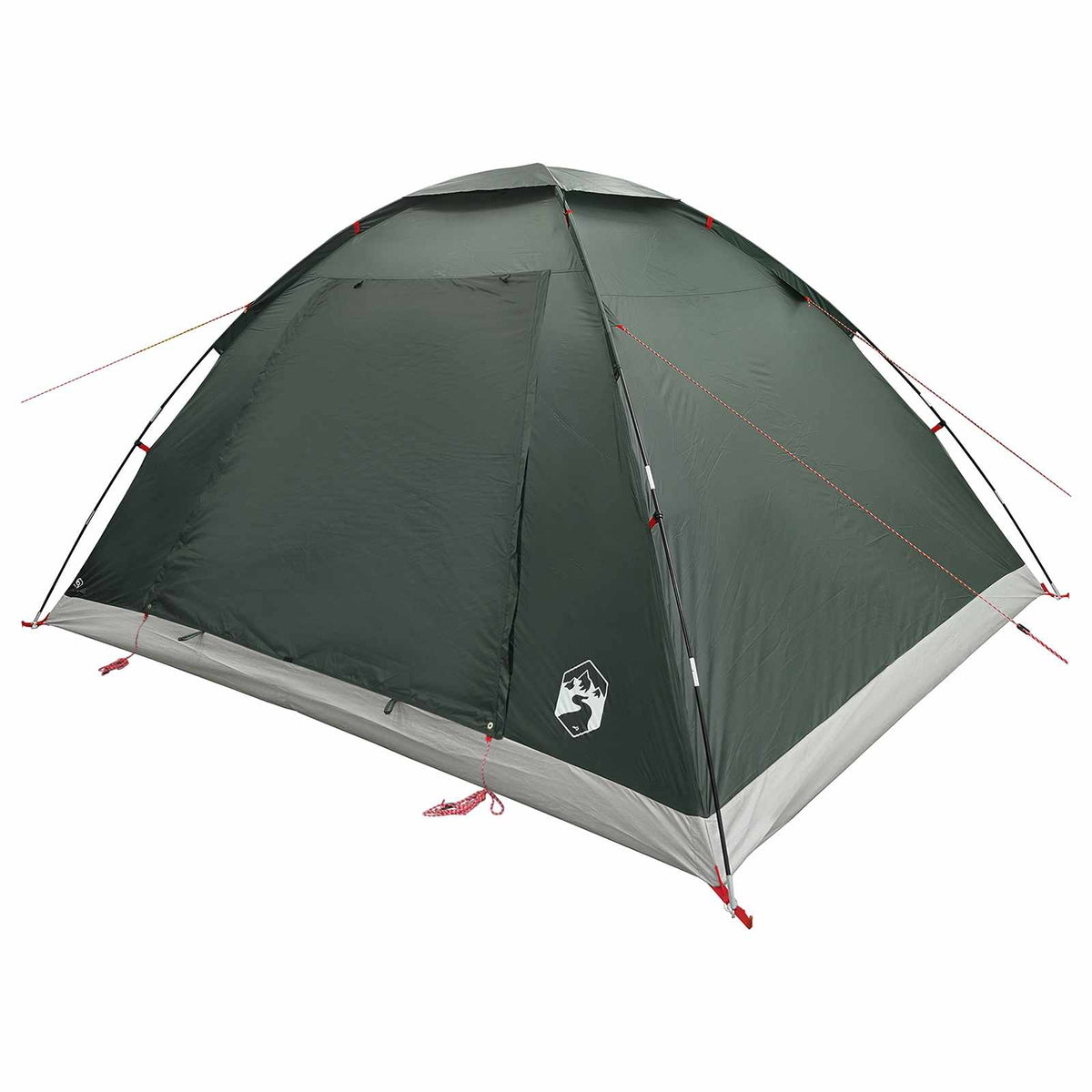 Kamping šator 6-osobni Maslinasto zelena Poliester i čelik