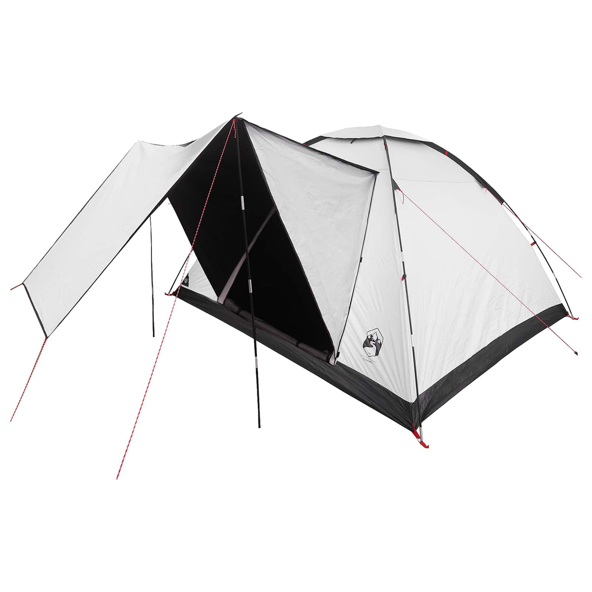 Kamping šator s krovom Bijeli Blackout 335 x 275 x 180 cm