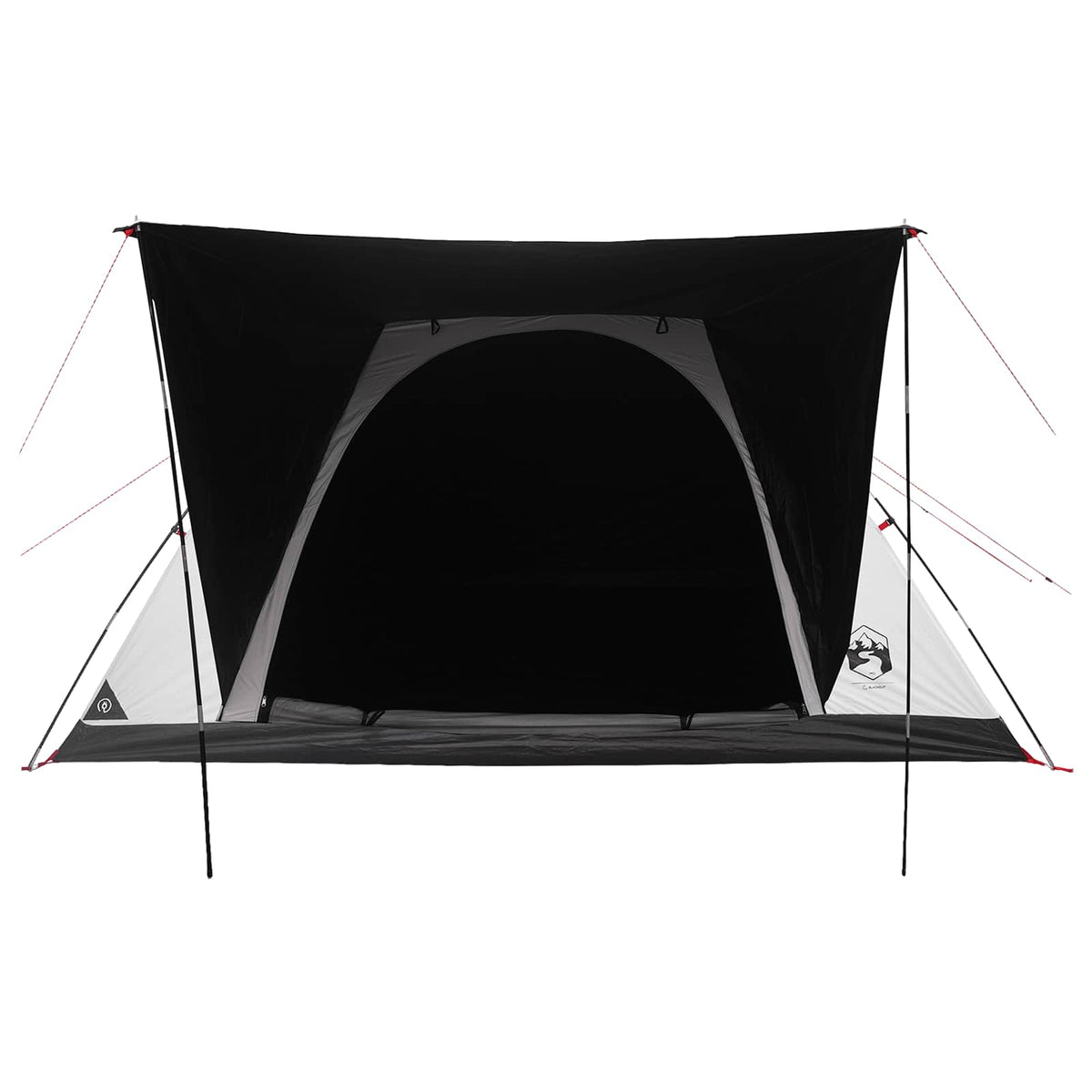 Kamping šator s krovom Bijeli Blackout 335 x 275 x 180 cm