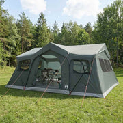 Obiteljski šator s krovom Maslinasto zelena 487 x 340 x 216 cm