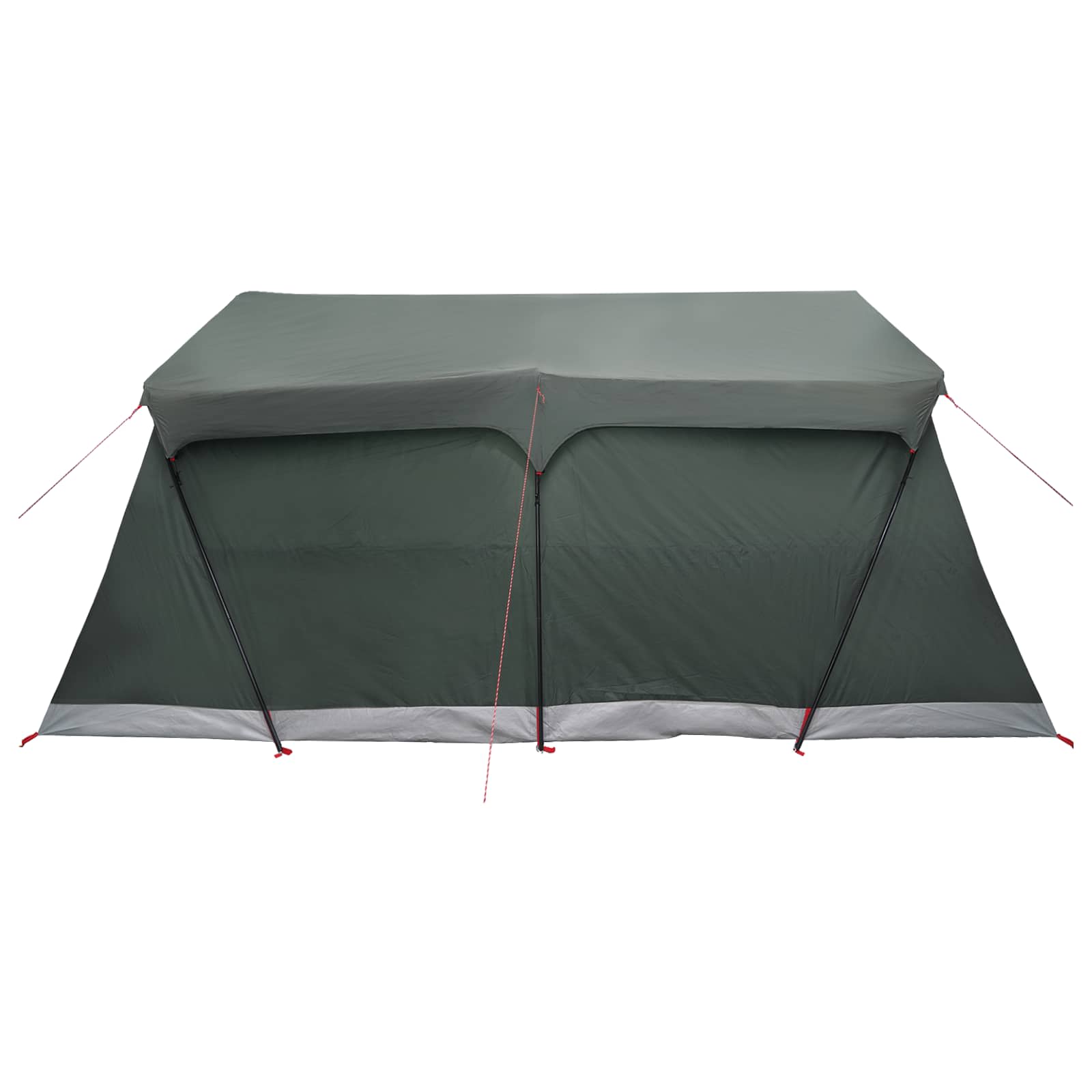 Obiteljski šator s krovom Maslinasto zelena 487 x 340 x 216 cm