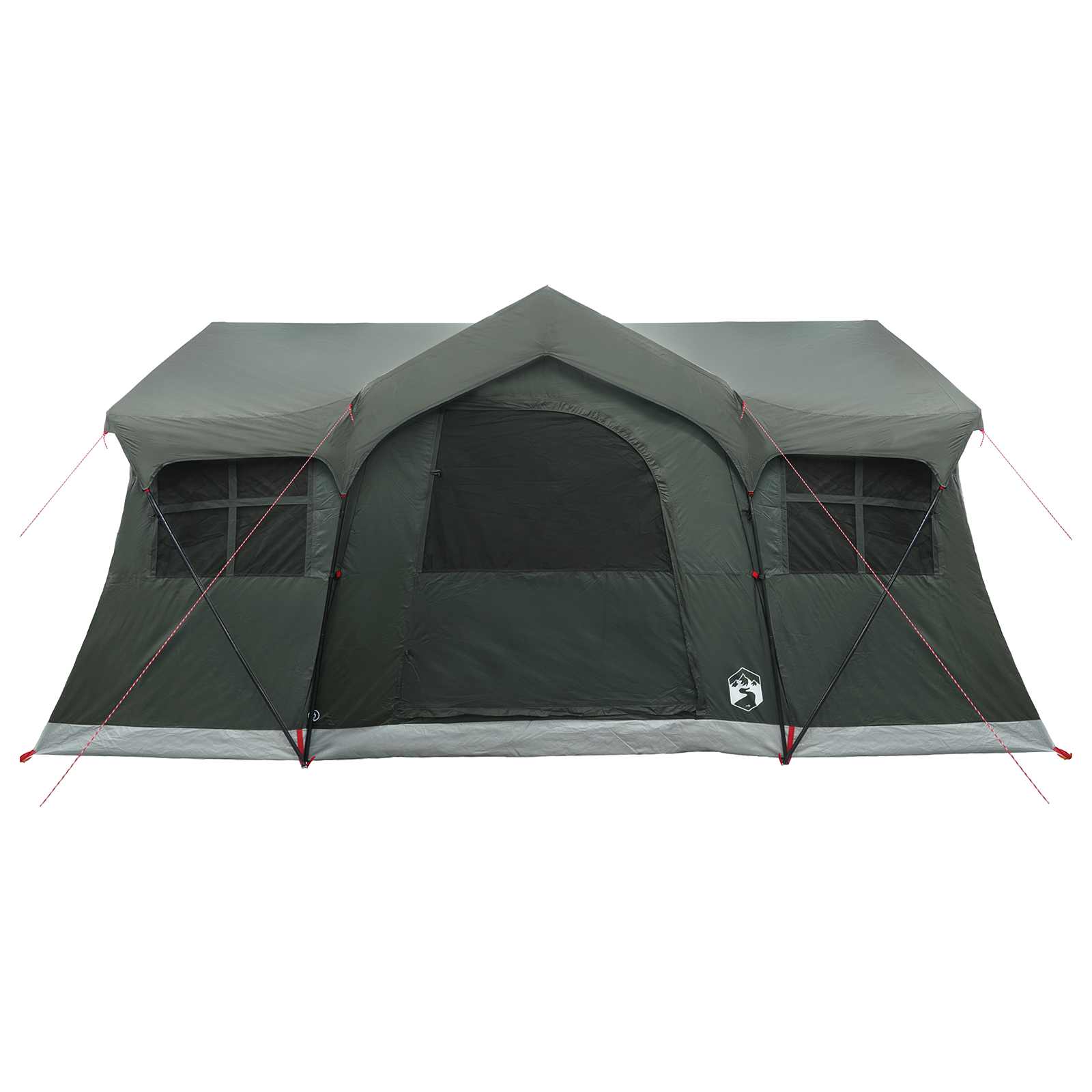 Obiteljski šator s krovom Maslinasto zelena 487 x 340 x 216 cm