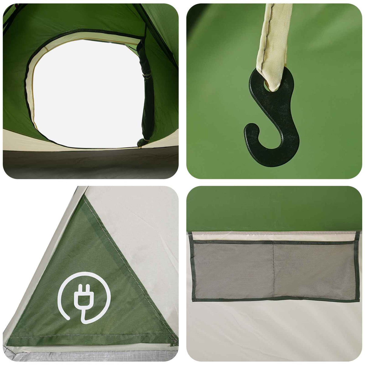 Instant šator Zelena 305 x 215 x 140 cm Poliester i čelik