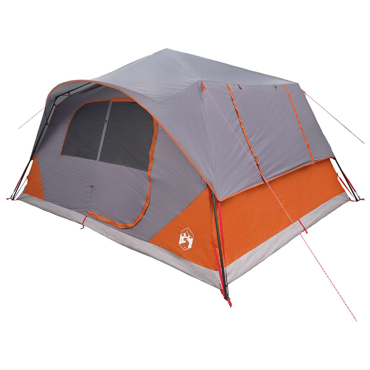 Instant šator s krovom Siva i narančasta 365 x 280 x 200 cm