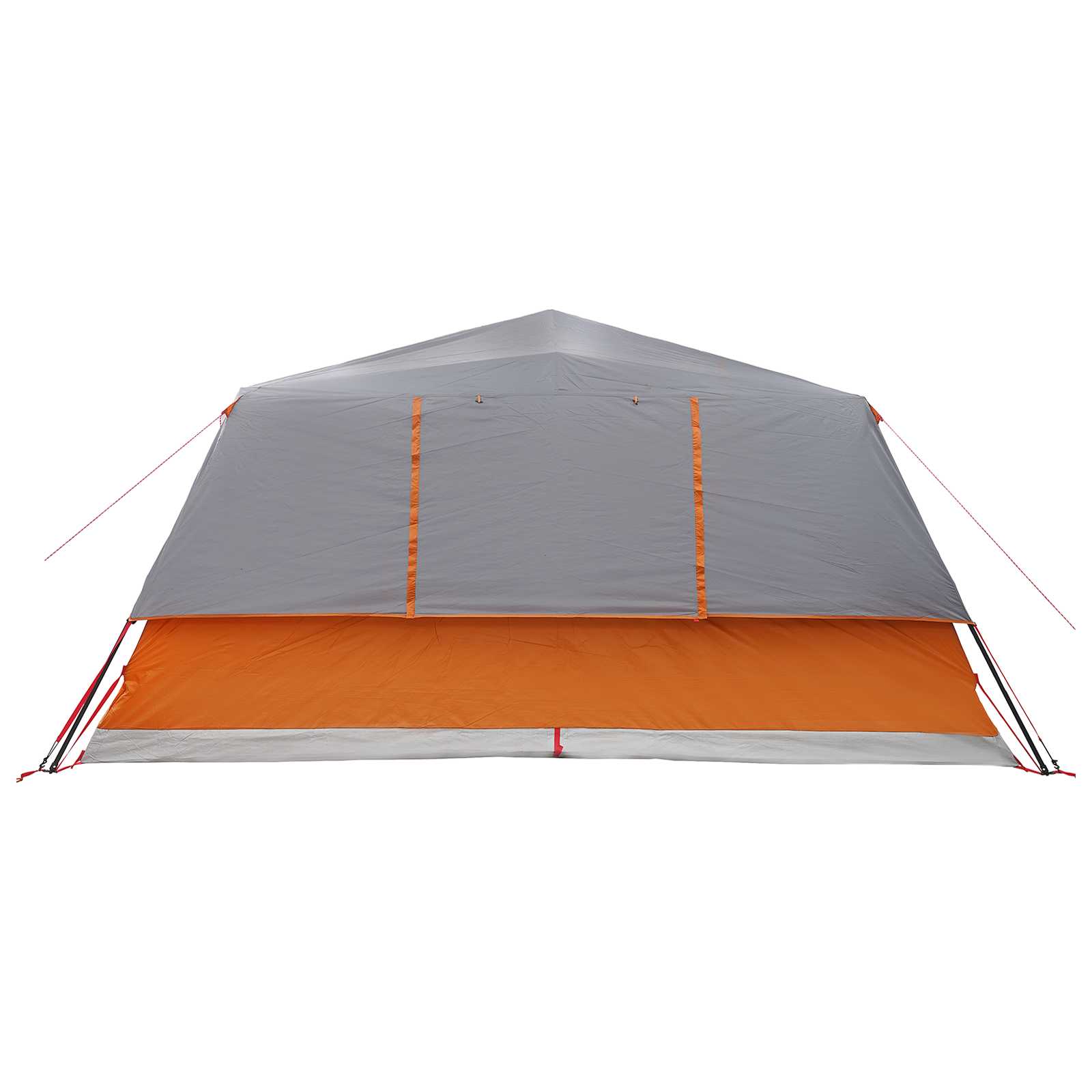 Instant šator s krovom Siva i narančasta 365 x 280 x 200 cm