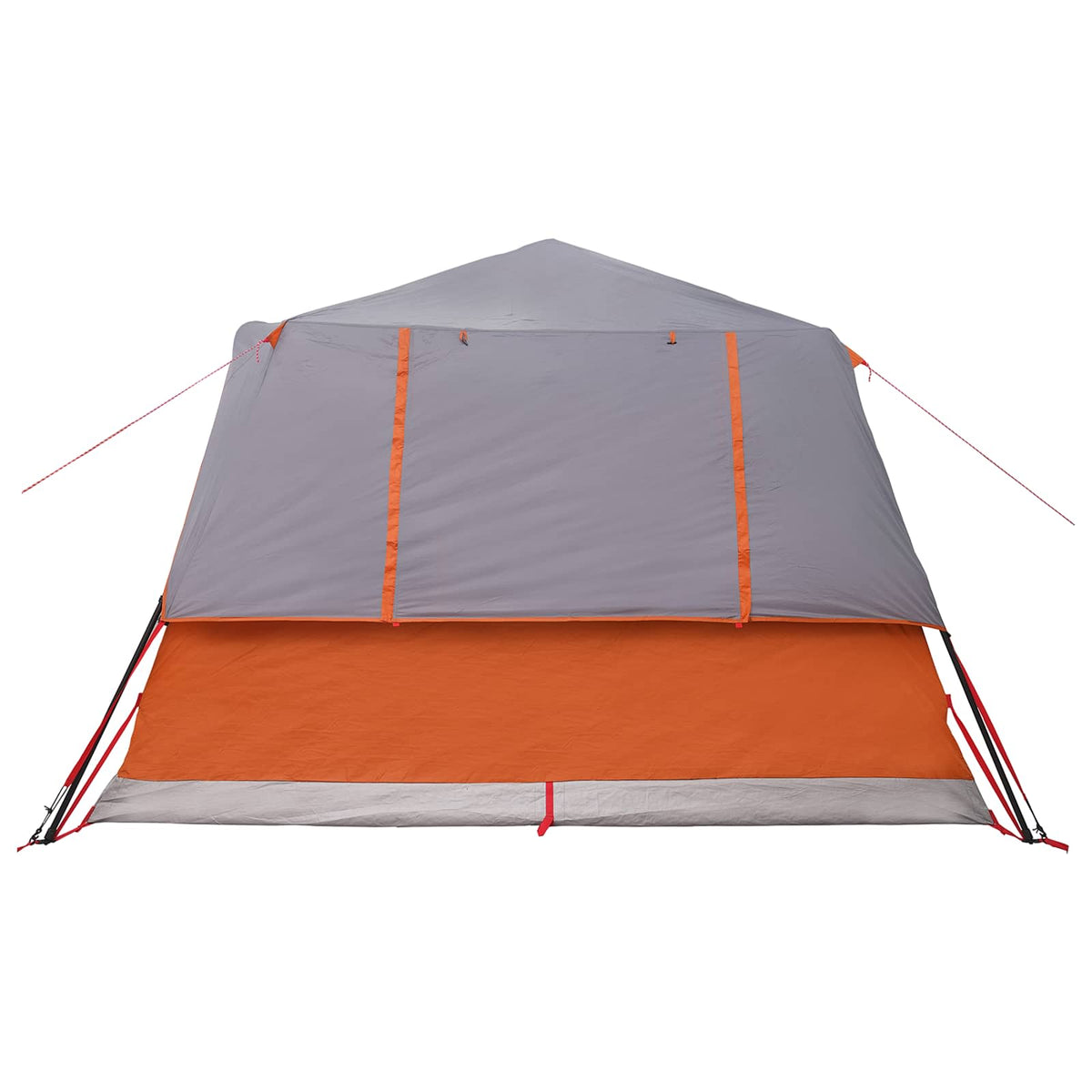 Instant šator s krovom Siva i narančasta 365 x 280 x 200 cm