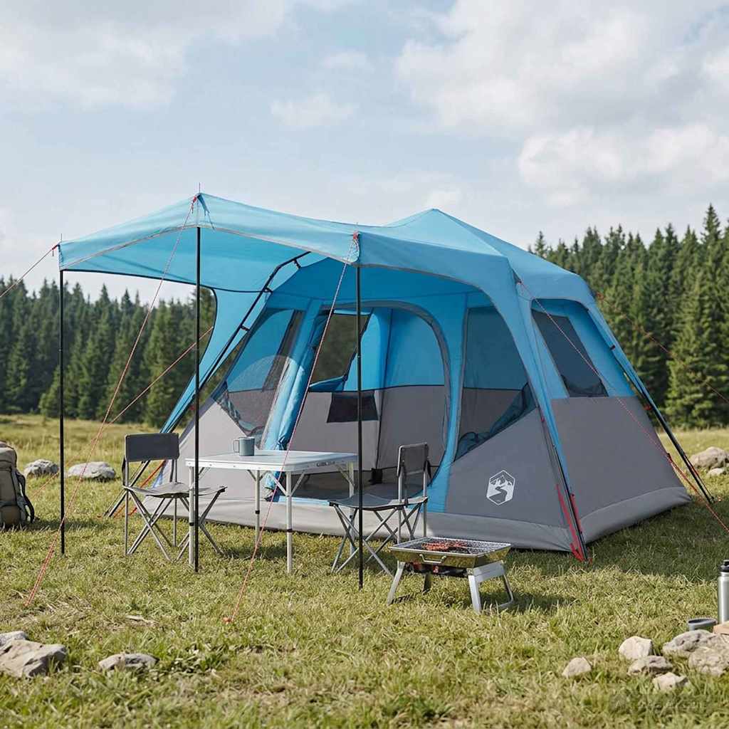 Obiteljski šator Plava 305 x 275 x 190 cm Poliester i čelik