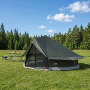 Tipi šator s krovom Maslinasto zelena 800 x 800 x 430 cm