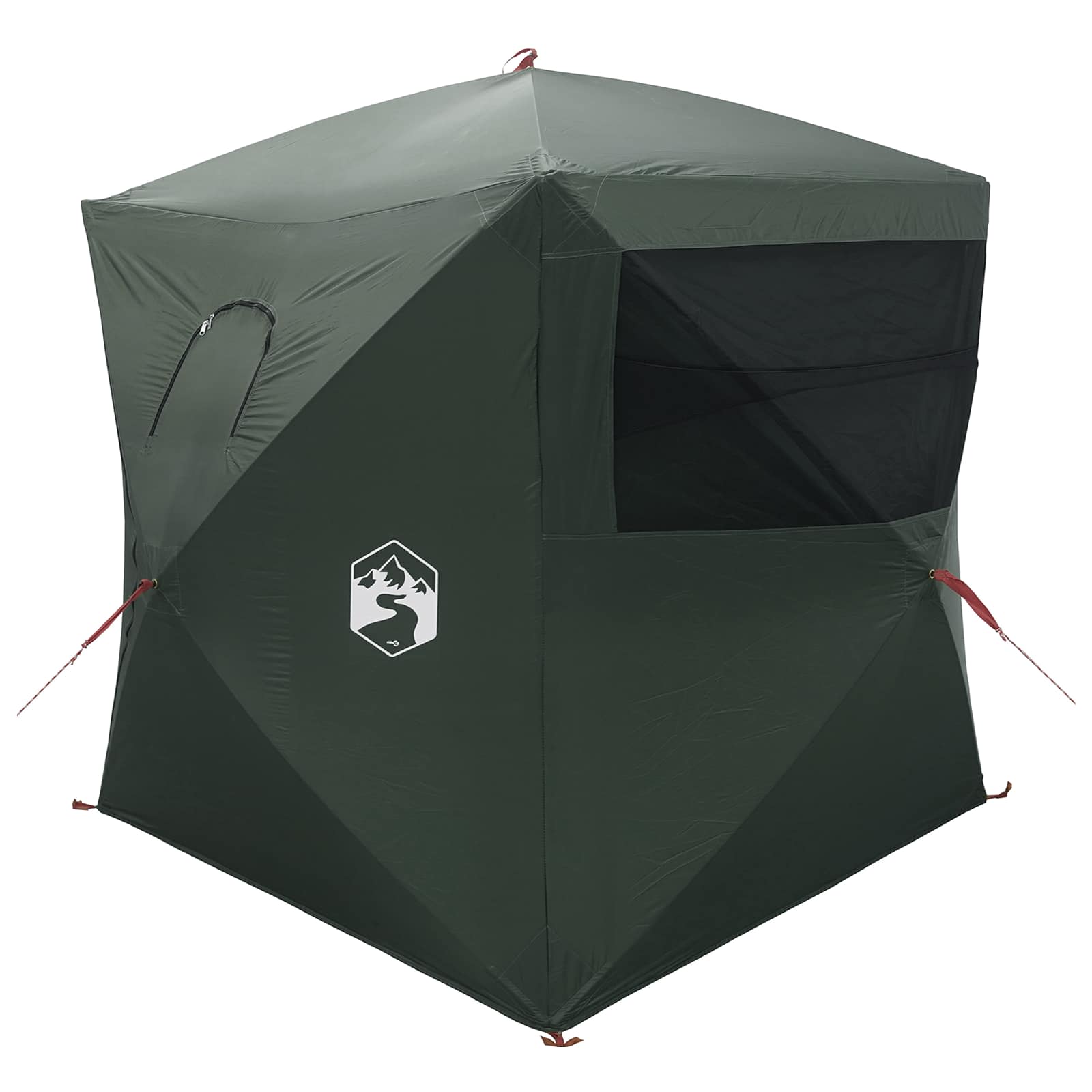 Lovni šator s krovom Maslinasto zelena 143 x 143 x 165 cm
