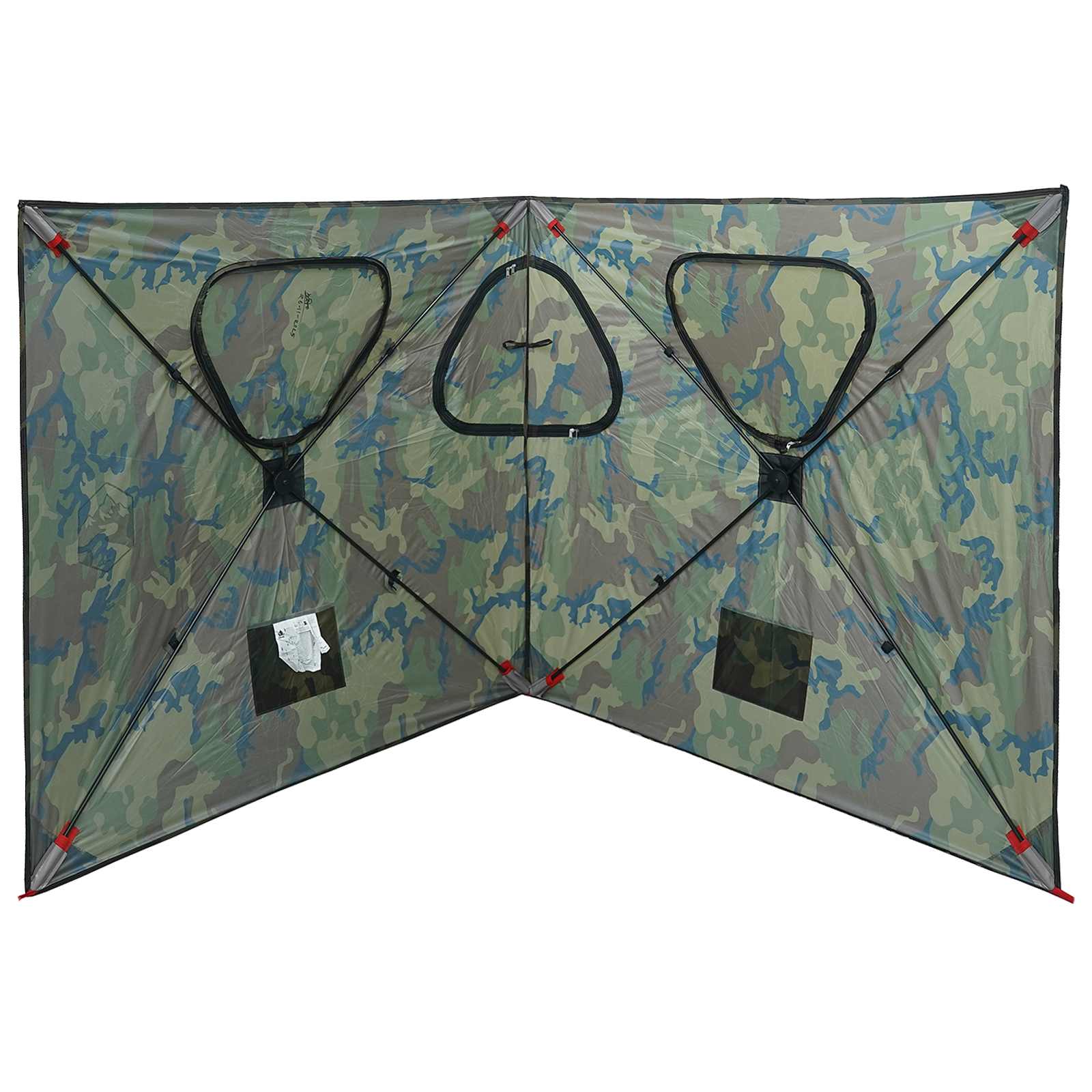 Lovni šator Maskirna 145 x 145 x 150 cm Poliester i čelik