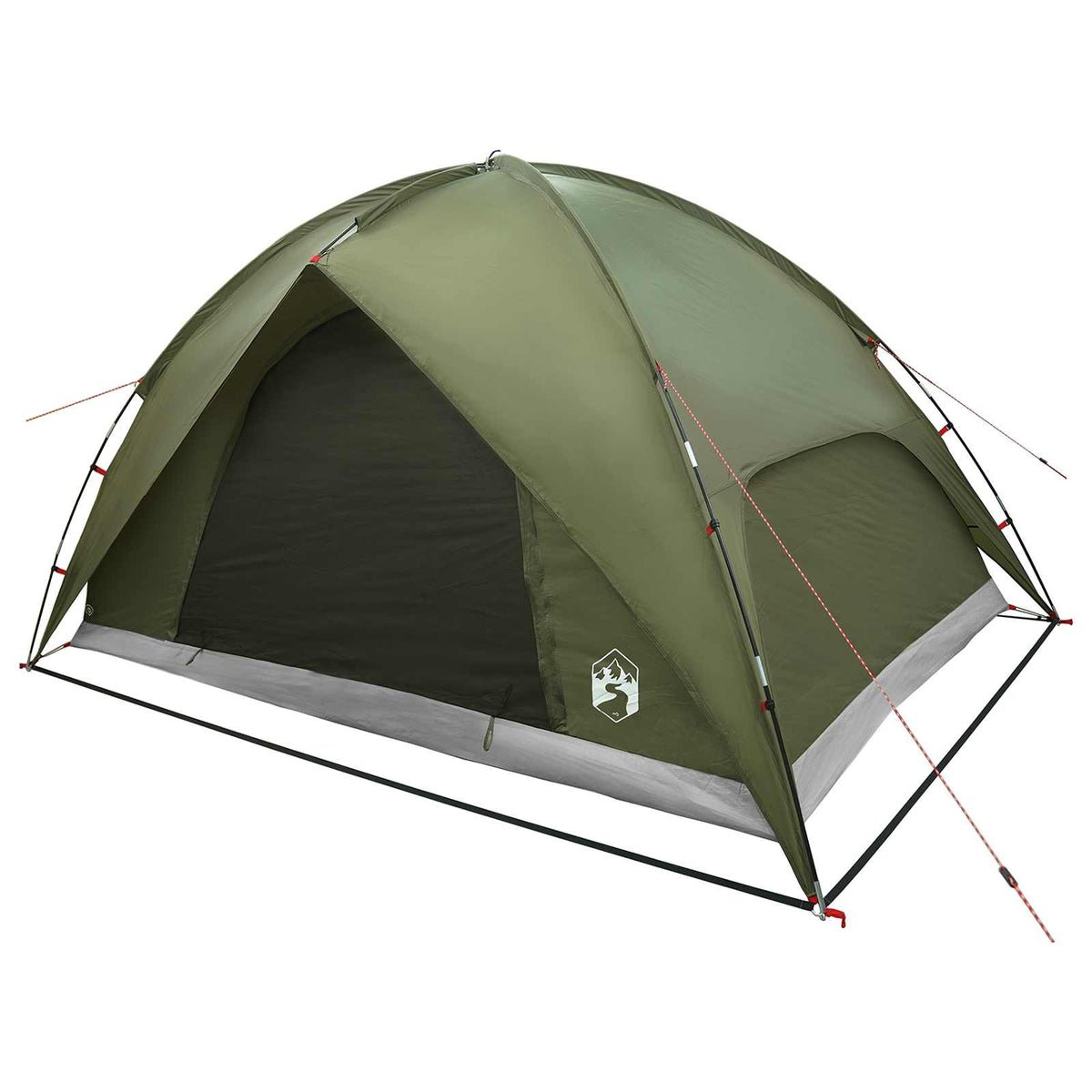 Šator za kampiranje s vodootpornim krovištem Maslinastozelena