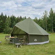 Tipi šator s krovom Maslinastozelena 300 x 300 x 200 cm