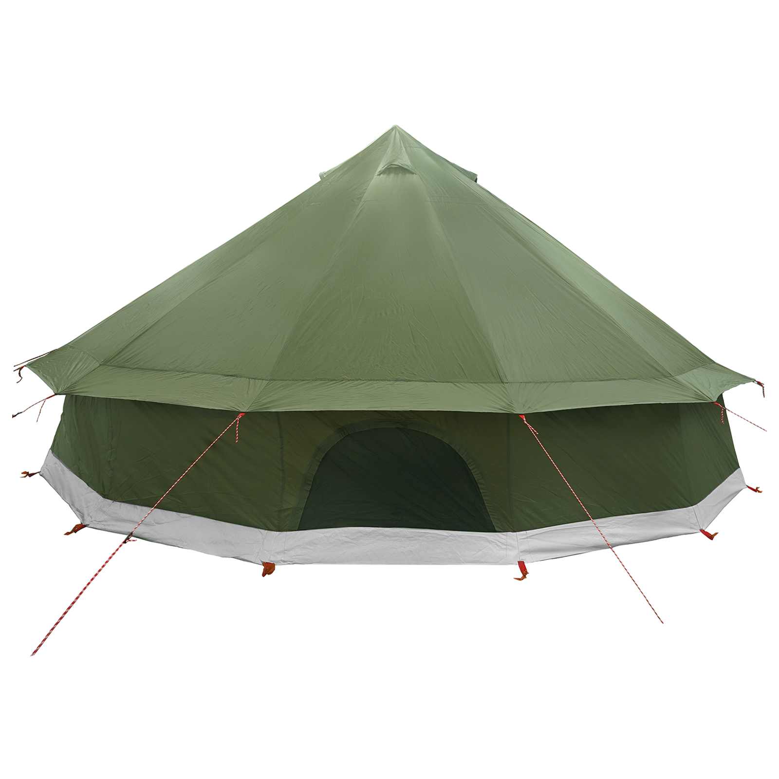 Tipi šator s krovom Maslinastozelena 600 x 600 x 350 cm