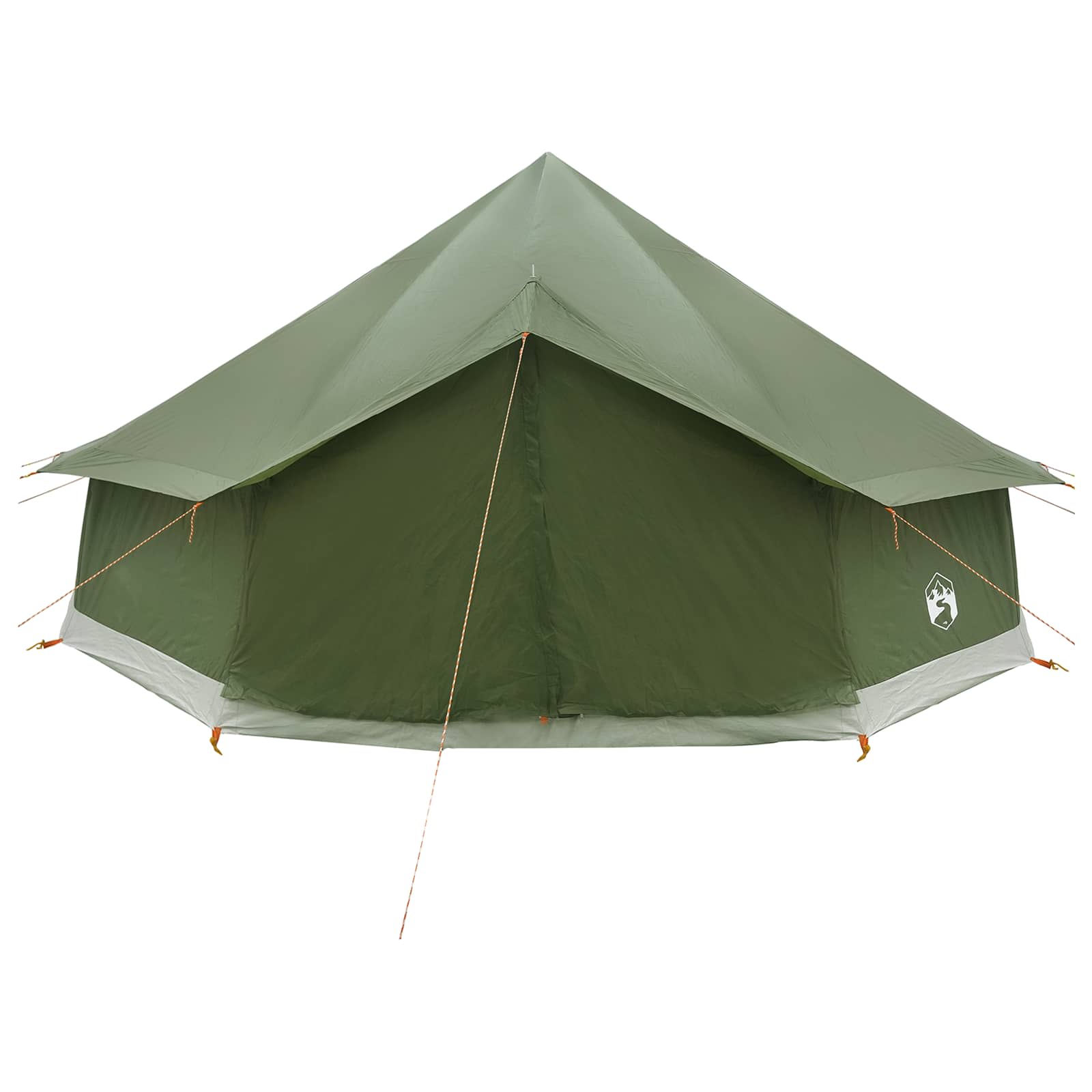 Tipi šator s krovom Maslinastozelena 600 x 600 x 350 cm