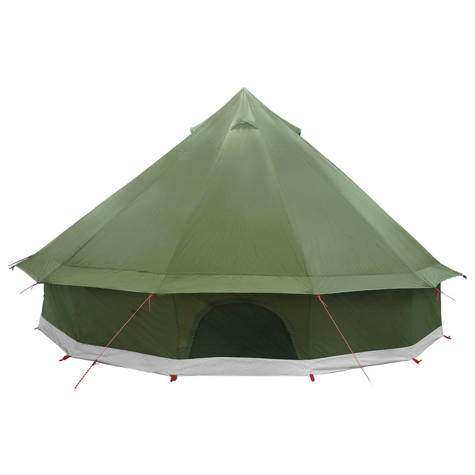 Tipi šator s krovom Maslinastozelena 500 x 500 x 300 cm