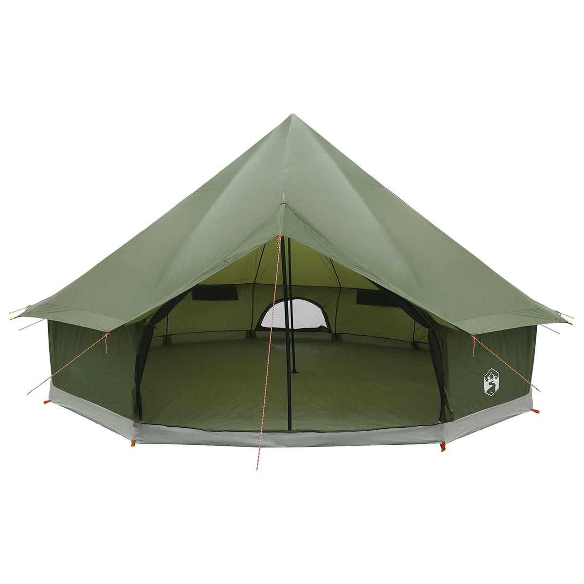 Tipi šator s krovom Maslinastozelena 500 x 500 x 300 cm