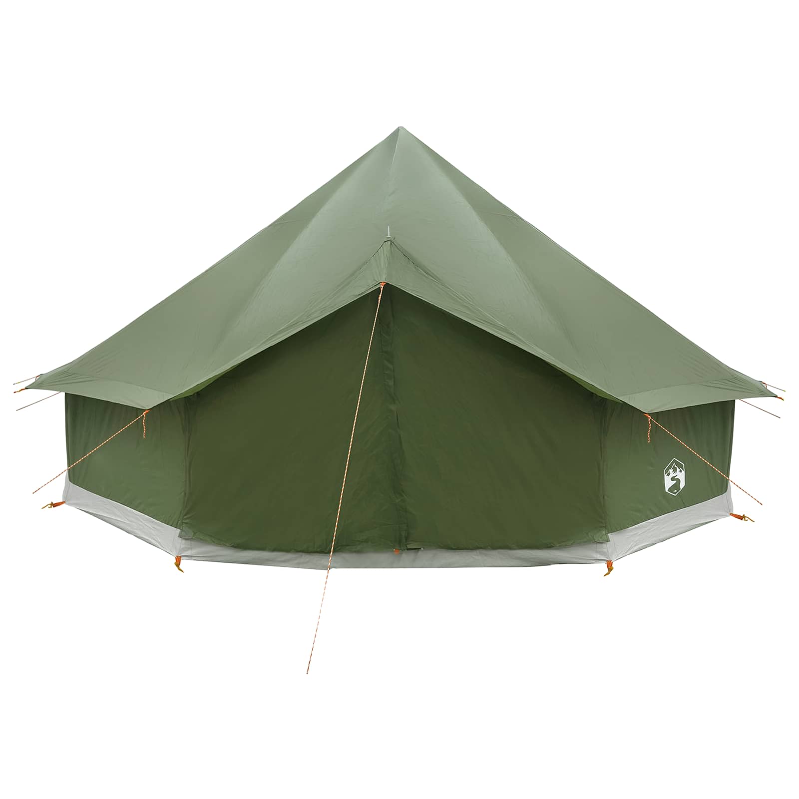 Tipi šator s krovom Maslinastozelena 500 x 500 x 300 cm