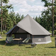 Tipi šator Smeđa siva 500 x 500 x 300 cm Poliester i čelik