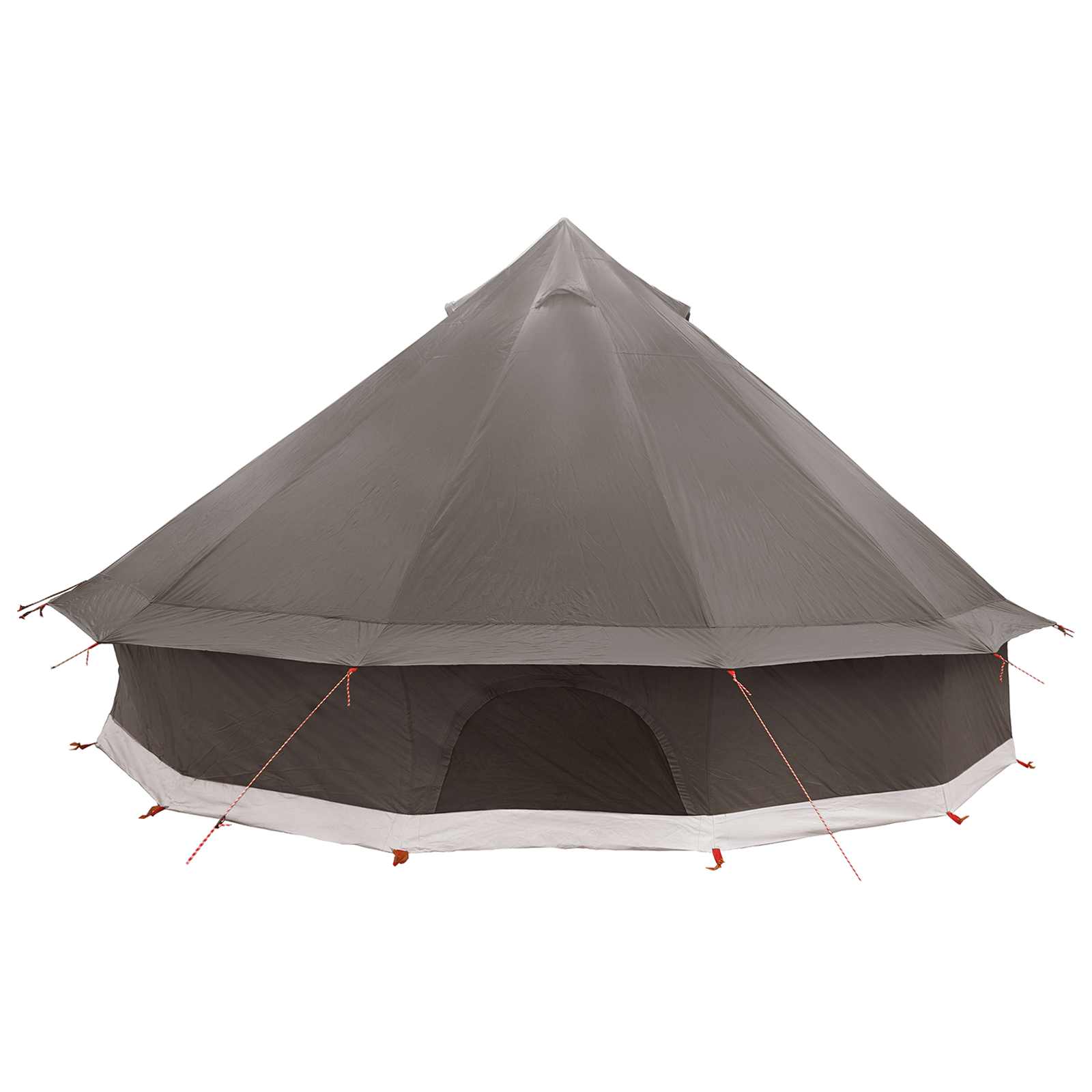 Tipi šator Smeđa siva 500 x 500 x 300 cm Poliester i čelik