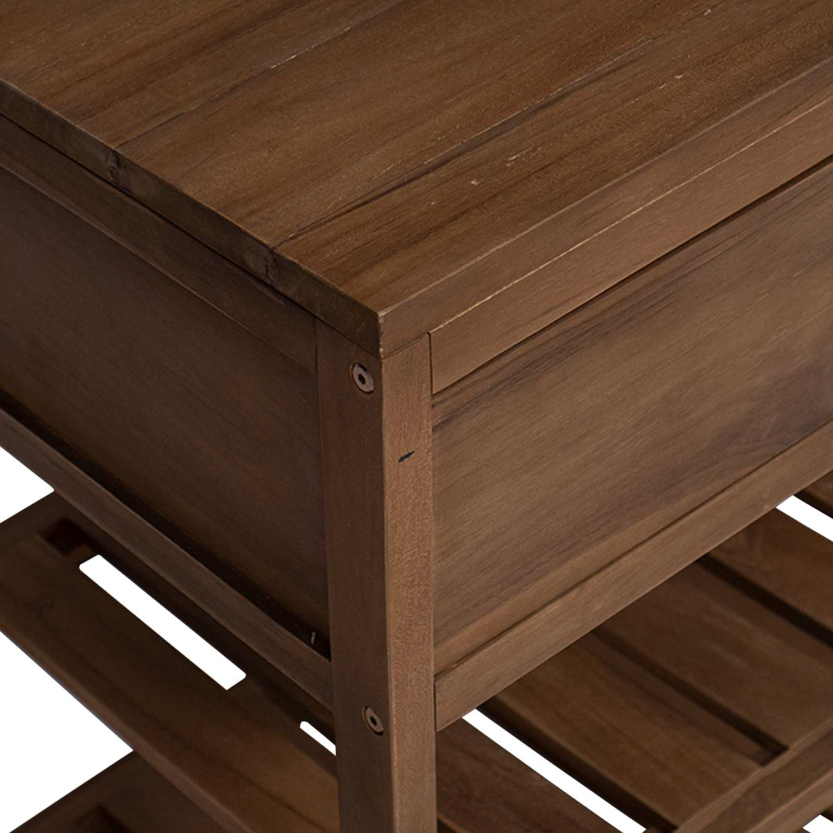 Kupaonski ormar Prirodna 60 x 45 x 75 cm Čvrsto teak drvo