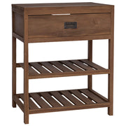 Kupaonski ormar Prirodna 60 x 45 x 75 cm Čvrsto teak drvo