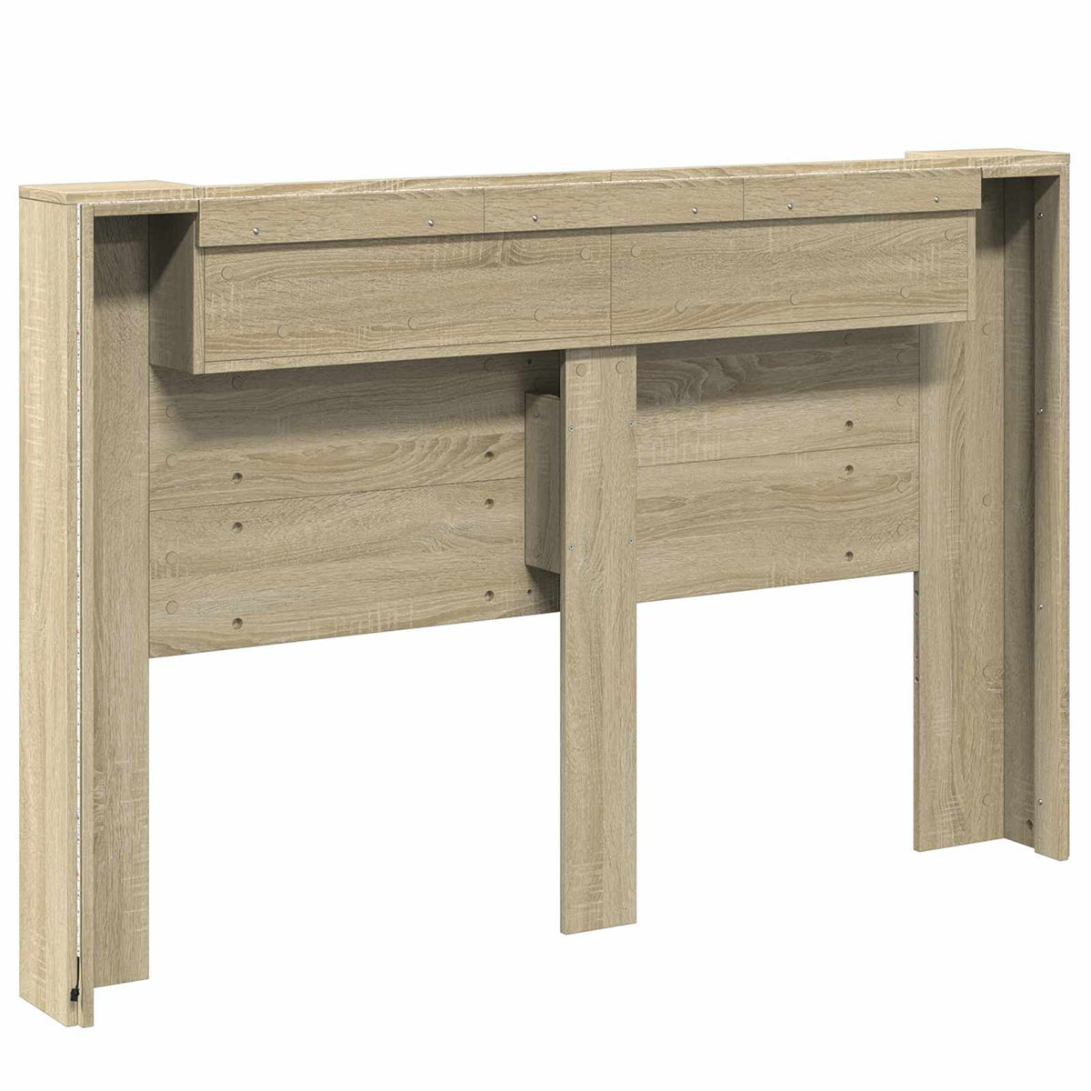 Krevetna ploča s LED-om s policom Sonoma 160 x 16,5 x 103,5 cm