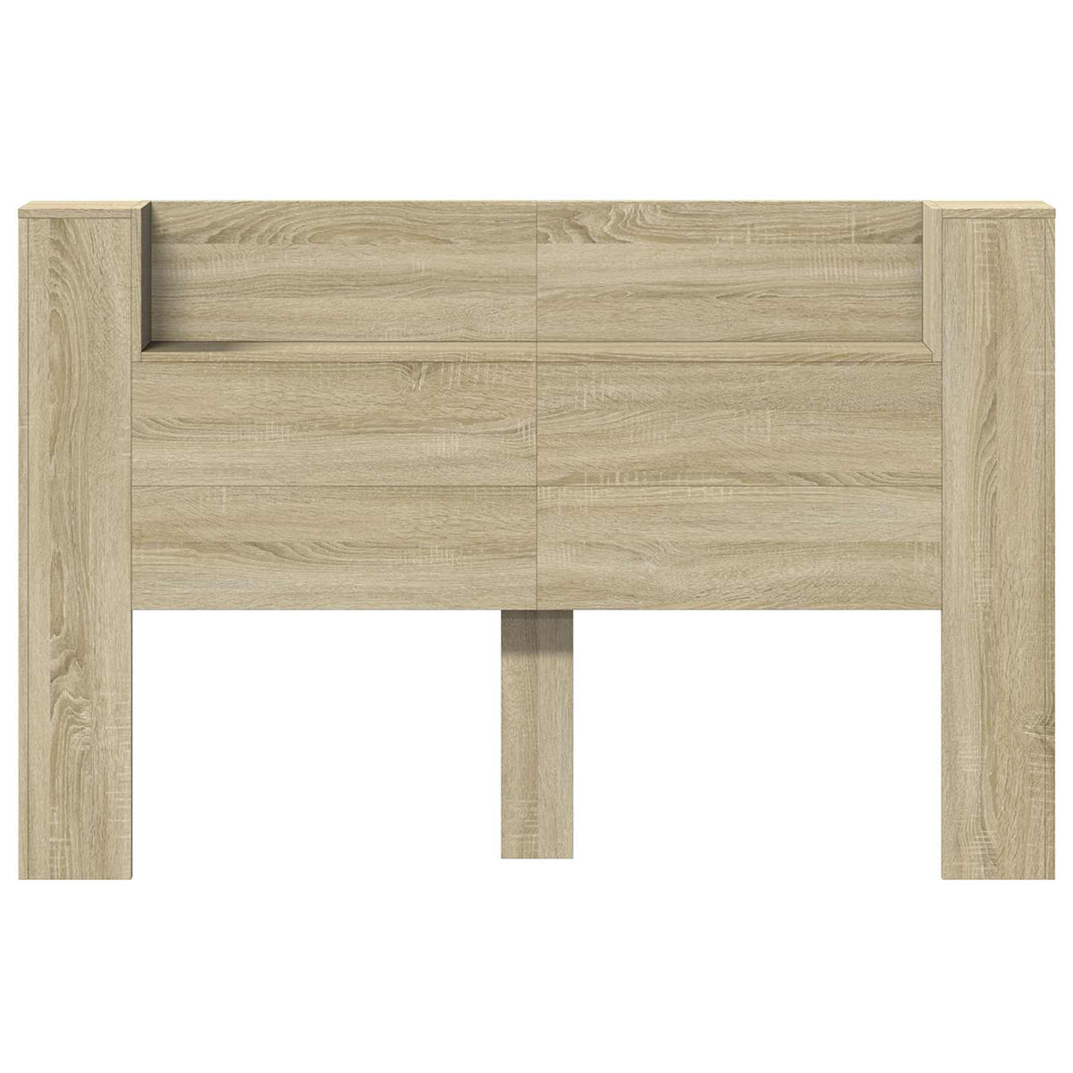 Krevetna ploča s LED-om s policom Sonoma 160 x 16,5 x 103,5 cm