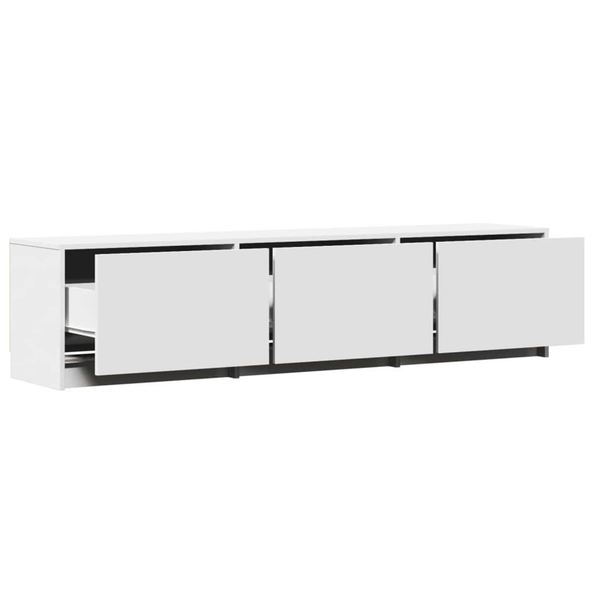 TV ormar s ladicama Bijelo 165 x 34 x 40 cm Konstruirano drvo