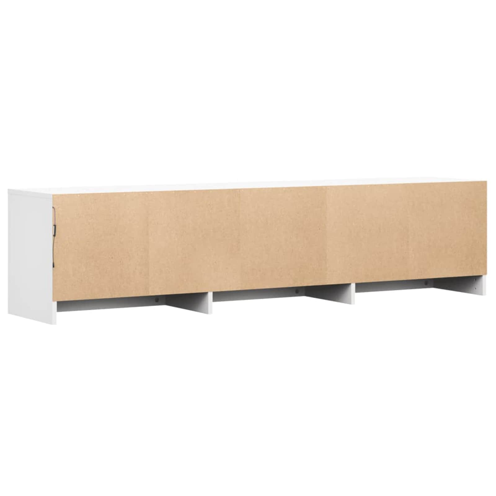 TV ormar s ladicama Bijelo 165 x 34 x 40 cm Konstruirano drvo
