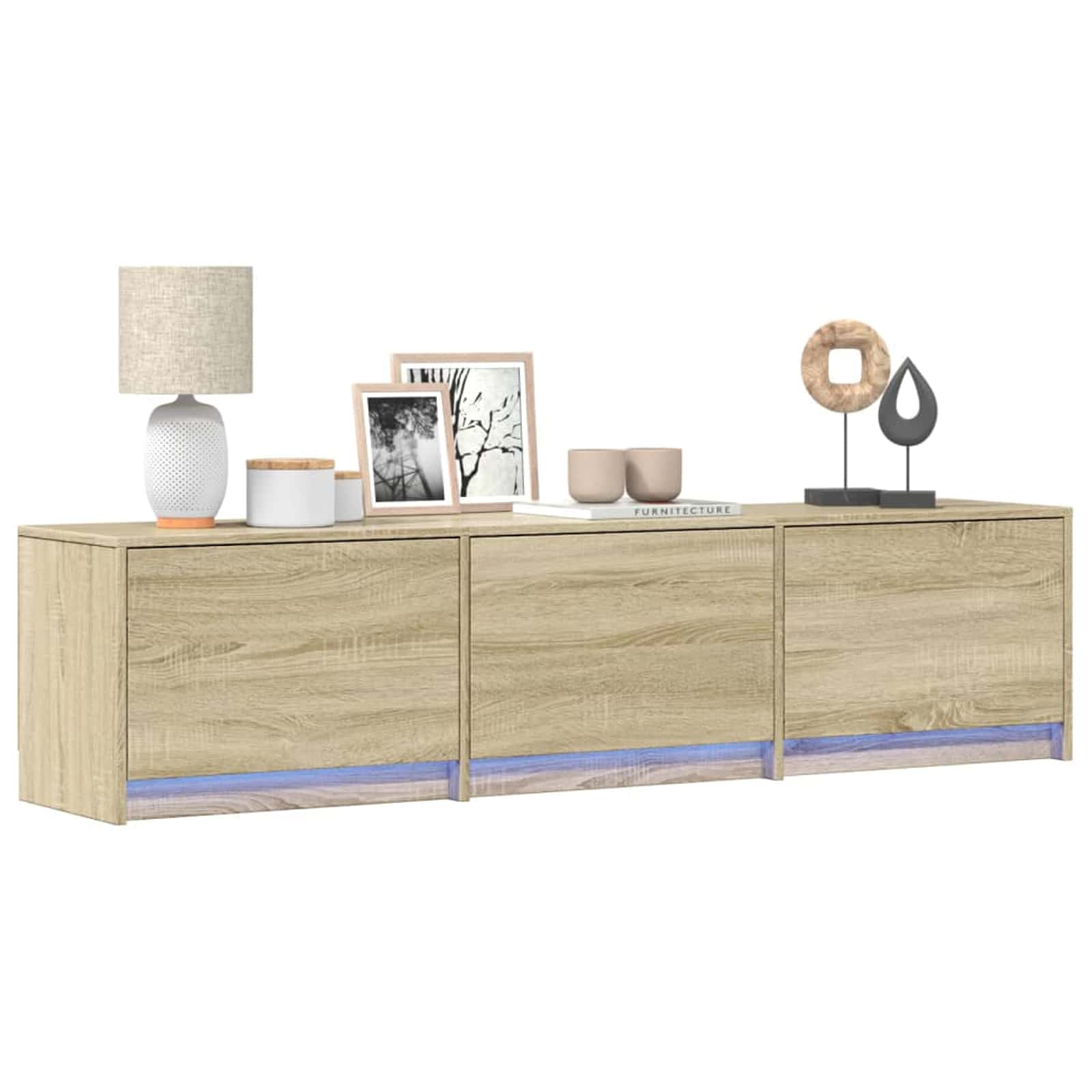 TV ormar s ladicama Sonoma 165 x 34 x 40 cm Konstruirano drvo