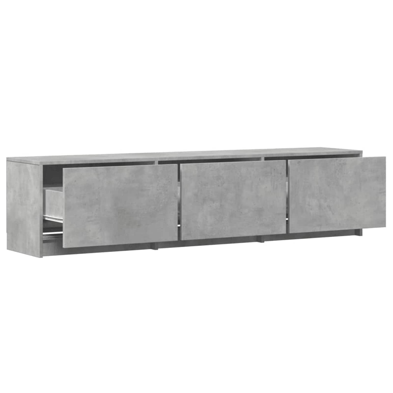 TV ormar s ladicama Beton 165 x 34 x 40 cm Konstruirano drvo