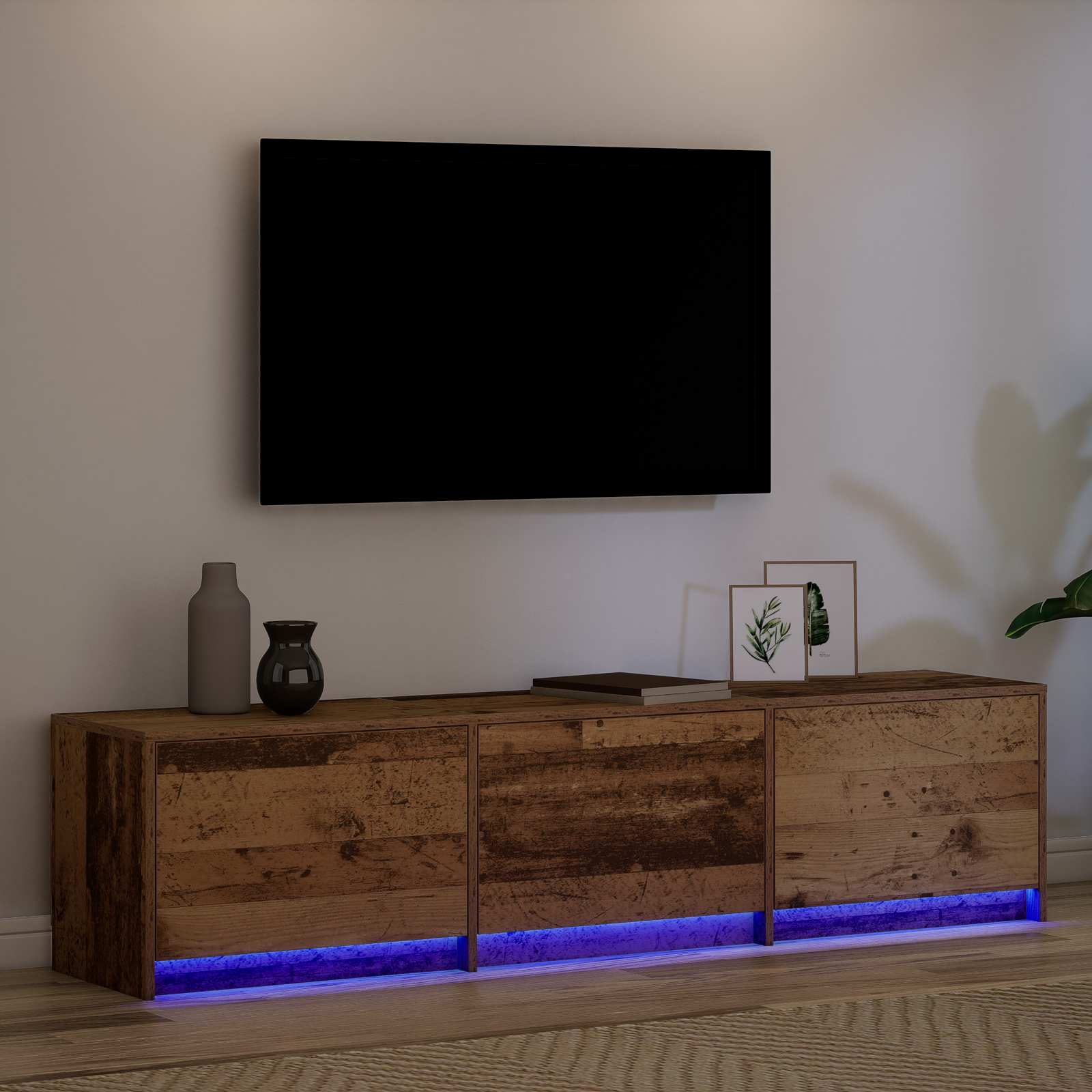 TV ormar Staro drvo 165 x 34 x 40 cm Konstruirano drvo