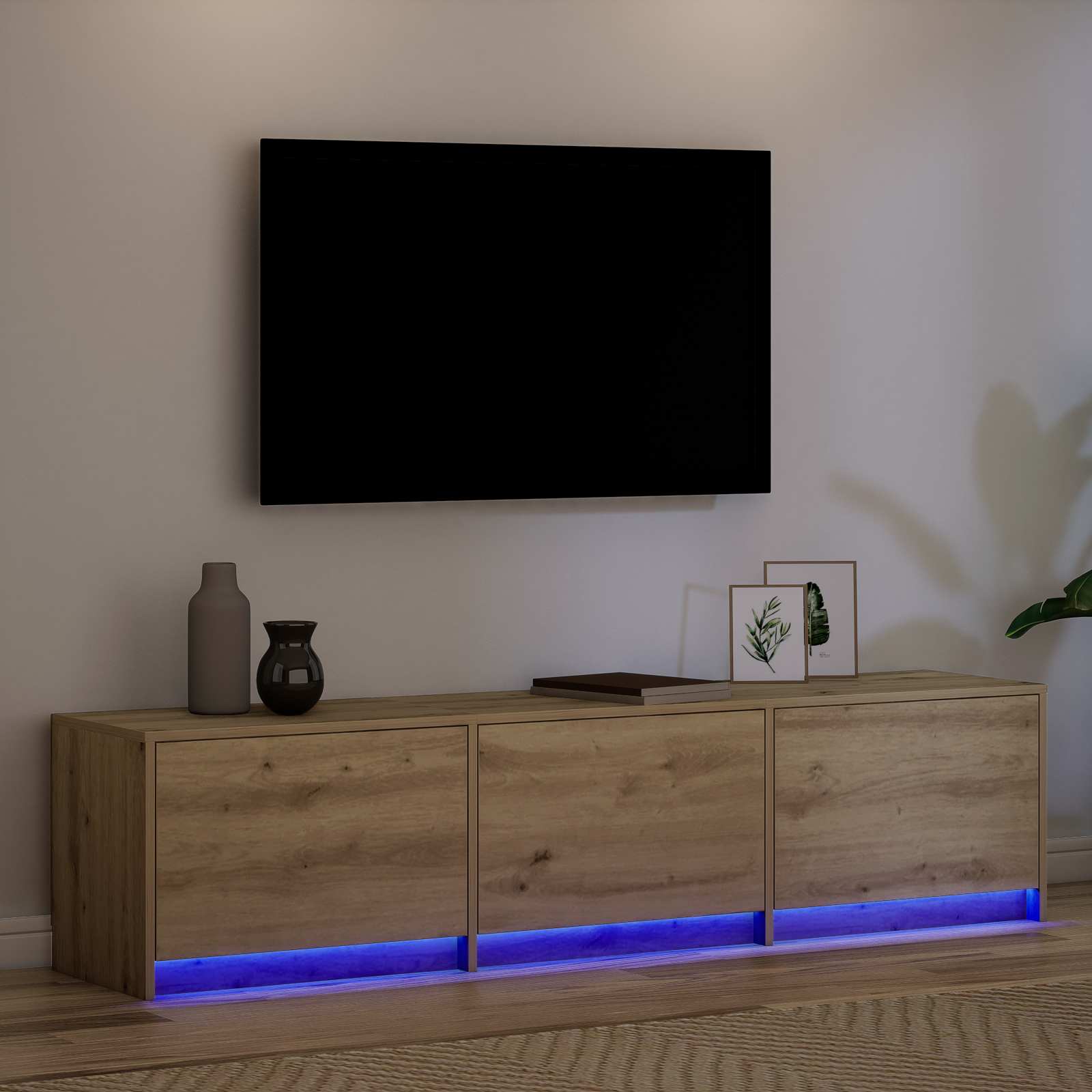 TV ormar Umjetnički hrast 165 x 34 x 40 cm Konstruirano drvo